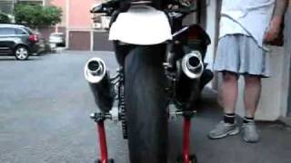 Ducati Monster 620 ie con scarichi RoadsItalia  no dB killer [upl. by Mir344]