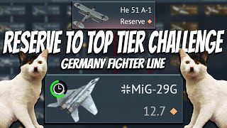 Playing the ENTIRE German Fighter Line  Reserve to Top Tier [upl. by Aidil437]