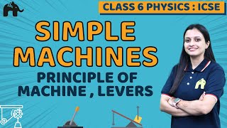 Simple Machines Class 6 ICSE Physics  Selina Chapter 4  Principle of Machine  Levers [upl. by Ellenahc188]