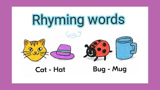 Rhyming words teaching ideas for parents [upl. by Milt]