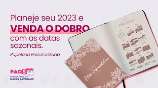 Planner Anual de Datas Sazonais  PADS  Natália Moura [upl. by Sevein757]