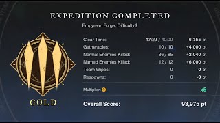 SHIT GAME DEVS New World  Healer POV  The Empyrean Forge VOID  939k Pts [upl. by Ylak]