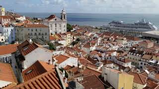 산타루치아 전망대 Miradouro de Santa Luzia 리스본 Lisboa 포르투갈 Portugal 2022년 10월 25일 [upl. by Odey]