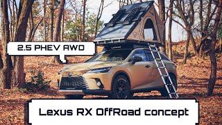 2023 Lexus RX 450h OffRoad Concept for Camping Fanatics [upl. by Giana]