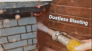 Brick  Sandblasting Paint Removal [upl. by Nirik]