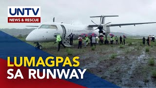 Eroplano ng PAL nagovershoot sa runway ng Busuanga Airport mga sakay ligtas [upl. by Neely]