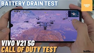 Vivo V21 5G Call of Duty Gaming test CODM  MediaTek Dimensity 800U 90Hz Display [upl. by Palm]