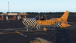 XPlane 11 VFR flight around Treviso  SiaiMarchetti SF260 [upl. by Lustick]