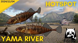 9 Spined Stickleback Hotspot Yama River Russian Fishing 4 [upl. by Fasta649]