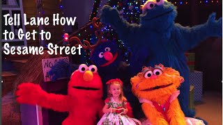 Lane visits her friends from Sesame Street for Christmas [upl. by Alimhaj810]