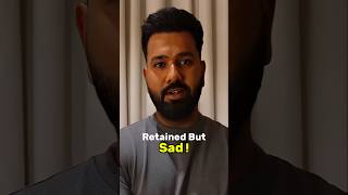 Is Rohit Sad 😒 MI Retention 2025 ytshorts shortsfeed mumbaiindians ipl2025 [upl. by Adyol]