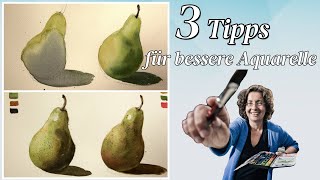 3 einfache Tipps für bessere Aquarelle [upl. by Zorana619]