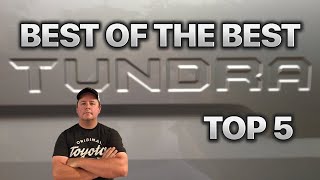 Toyota Tundra Top 5 Of All Time [upl. by Carlile134]