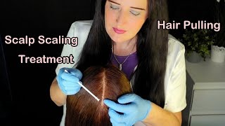 ASMR Medical Scalp Check amp Scalp Scaling Treatment Whispered [upl. by Nilats]