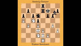 Viktor Korchnoi vs Anatoly Karpov  World Championship Match 1978 chess [upl. by Artenek578]