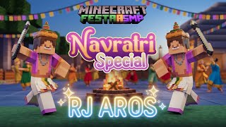 🟠 247 Navratri Special Minecraft Festaa SMP With RJ Aros Day  4  minecraft navratri [upl. by Bedell193]