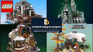 BRICKLINK DESIGNER PROGRAM  Series 3  Five Designs Chosen [upl. by Annaiviv579]