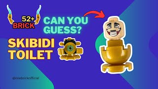 Can You Guess What I Built with 52 LEGO Bricks  Skibidi Toilet  One Brick  1Brick [upl. by Cerelia464]