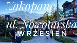 Zakopane we wrześniu ul Nowotarska [upl. by Ajile]