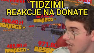 4000zł NA JEDNYM LIVE  TIDZIMI Reakcje na donate [upl. by Gaye]