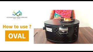 How to Use Oval Eco Chulla a pellet based Improved Cookstove [upl. by Shellans512]