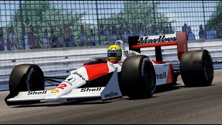 AYRTON SENNA  88 Monte Carlo Grand Prix  Assetto Corsa [upl. by Esertal]