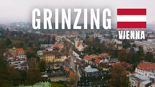 Exploring Grinzing A Charming Suburb in Vienna drone [upl. by Oznola]