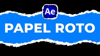 Crear PAPEL ROTO en After Effects [upl. by Oimetra]