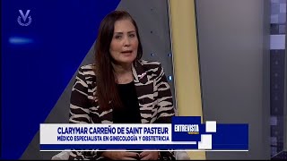 Entrevista Venevision Clarymar Carreño médico especialista en ginecología y obstetricia [upl. by Assirrak884]