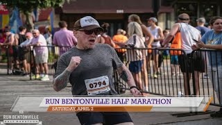 Runners Unite at the Bentonville Half Marathon [upl. by Buyse]