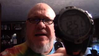 Pirate Stu Shows How to Change Time on Marathon Digital Watch for Daylight Saving Time [upl. by Nnairet194]