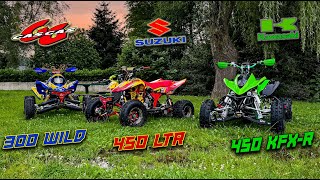 ON ARRACHE TOUT AVEC NOS QUAD  450 LTR  300 WILD  450 KFXR [upl. by Iahcedrom]