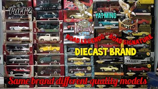 Part 2 Diecast Brand YatMing Road Signature and Road Legends Different Quality Models 118 Scale [upl. by Euseibbob763]