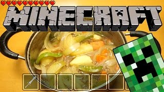 【マインクラフト】村人殺して材料奪って肉じゃが作る MINECRAFT COOKING  Nikujaga Edition [upl. by Enilav]