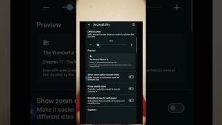 Google Chrome Font Size youtubeshorts shorts short chromebrowser mobiletips [upl. by Anomis]