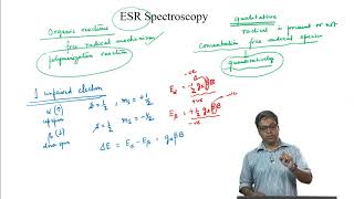 mod11lec53ESR Spectroscopy  1 [upl. by Nirrej]