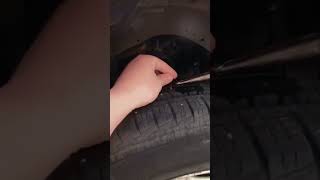 How to Check for a Leaky Tire  Nail in Tire [upl. by Junius663]