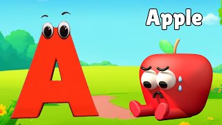 A for Apple  Phonics for Kids  ABC Song for Kids  Learn ABC for Kids  Alphabet Letters [upl. by Amrak871]