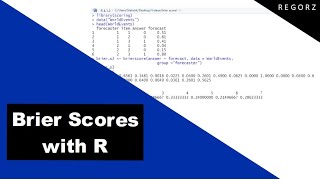 Brier Score in R [upl. by Tichon30]