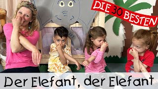 👩🏼 Der Elefant der Elefant  Singen Tanzen und Bewegen  Kinderlieder [upl. by Vidovic]