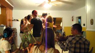 Kitchen Square Dance on Cape Breton Island The Sweet Lowdown and Mike Hall [upl. by Irollam]