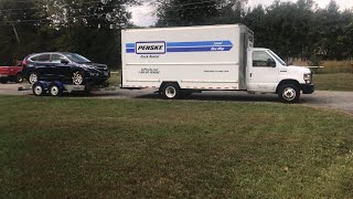 Loading 2016 CRV onto Penske car carrier [upl. by Mckale]