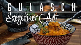 Gulasch Szegediner Art – Kochen im Tal [upl. by Yruama]