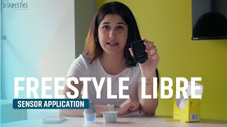 Freestyle Libre Sensor Application [upl. by Derrek]