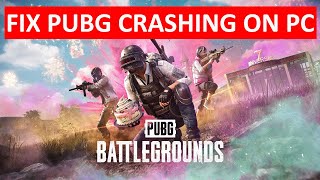 Fix PUBG BATTLEGROUNDS CrashingCrash at Startup on PC 2024  Fix PUBG PC Crashing In Mid Game [upl. by Shalne]