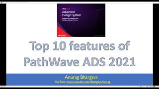 ADS2021 Top10  3DComponents in RFPro [upl. by Elledoj221]