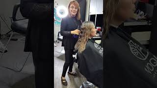 corte de cabello en capas largas traversales [upl. by Eceinehs]