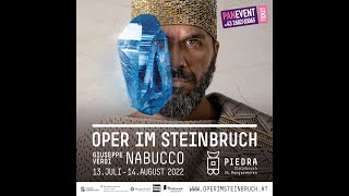 Premiere von Nabucco 2022 in der Oper im Steinbruch [upl. by Musette726]