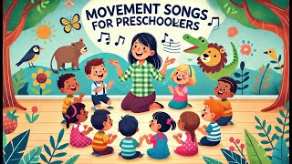 Movement songs for preschoolers [upl. by Lipps]