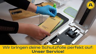 Unser Service Display Schutzfolie von Profis aufs Handy anbringen lassen [upl. by Michaud]